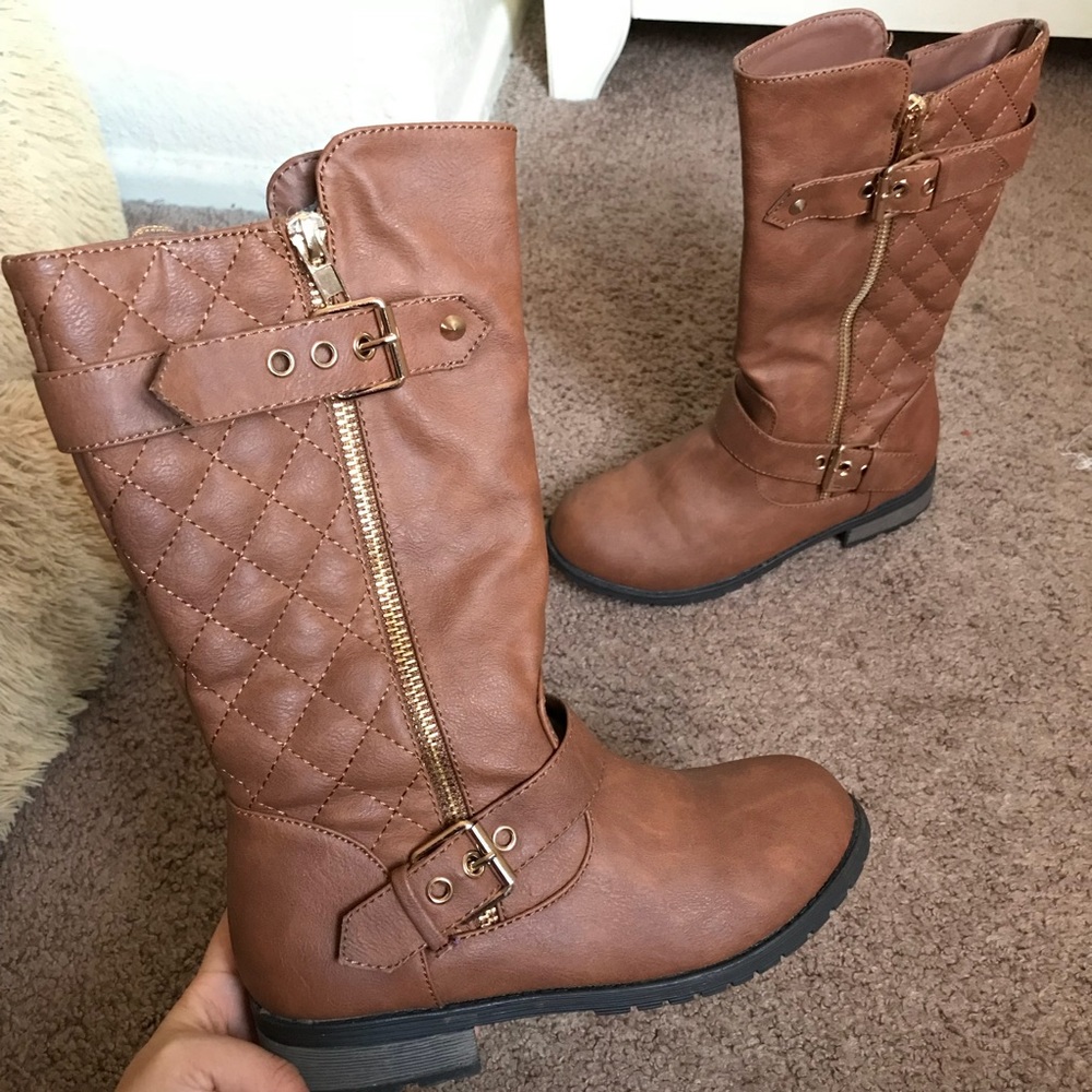 Kids Leather Boots